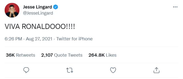 mk体育-林加德狂喜：C罗万岁！纳尼动真情：我会一直支持你